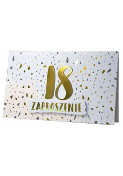 Zaproszenie ZP-011 Urodziny 18 (5 szt.)