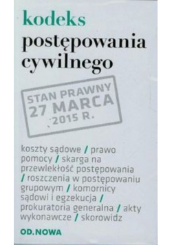 Kodeks postępowania cywilnego