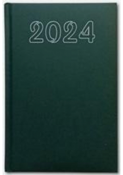Terminarz 2024 B6 dzienny - zielony