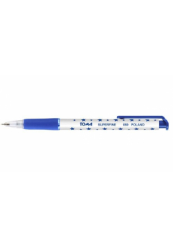 Długopis Superfine aut. 0,5mm nieb. (30szt) TOMA