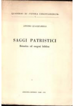 Saggi patristici
