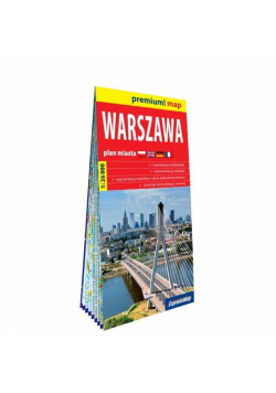 Premium!map Warszawa 1:26 000 plan miasta w.2023