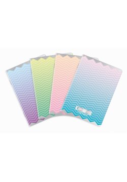 Zeszyt A5/60K kratka Ombre Powder pastel (10szt)