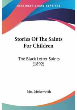 Stories Of The Saints For Children