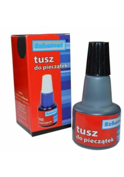 Tusz do pieczątek czarny 30ml
