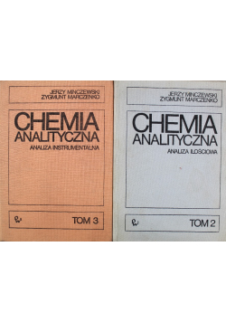 Chemia analityczna tom 2 i 3