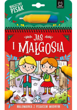 Jaś i Małgosia. Malowanka z pisakiem wodnym