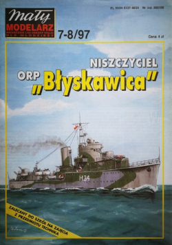 Mały modelarz nr 7 - 8 Niszczyciel ORP Błyskawica