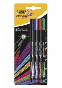 Cienkopisy Intensity fine mix ast 4 kolory BIC