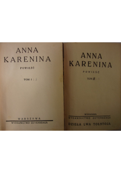 Anna Karenina 2 tomy
