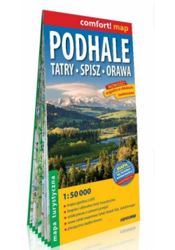 Comfort! map Podhale, Tatry, Spisz, Orawa 1:50 000