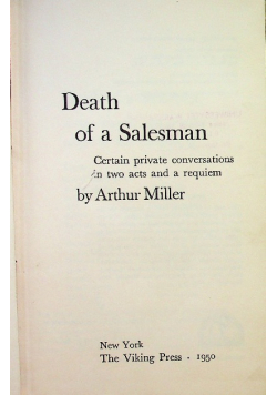 Death of a Salesman 1950 r.