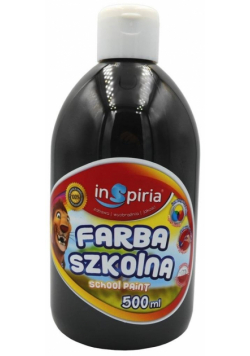Farba szkolna czarna 500ml