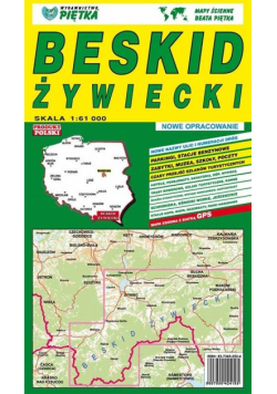 Beskid Żywiecki 1:61 000 mapa turystyczna PIĘTKA