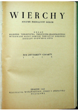 Rocznik Wierchy 1955