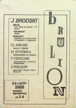Brulion zeszyt nr 5-6