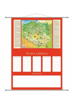 Plan lekcji - mapa Polska Młodego Odkrywcy