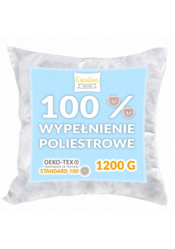 Wypełnienie poliestrowe do poduszek maskotek 1200g