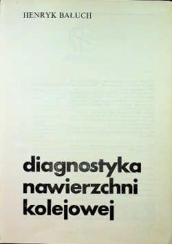 Diagnostyka nawierzchni kolejowej
