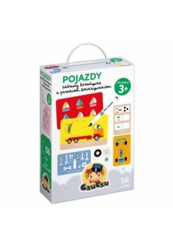 CzuCzu Pojazdy. Zabawy kreatywne z pisakiem 3+