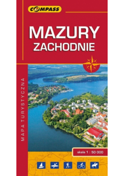 Mapa turystyczna - Mazury zachodnie 1:50 000