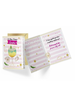 Karnet B6 PR-256 W dniu Twojego święta, drink