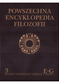 Powszechna Encyklopedia Filozofii t.3 E-G