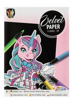 Welurowy papier