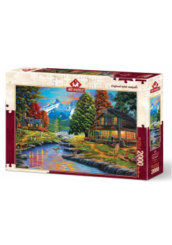 Puzzle 2000 Dwie strony lasu