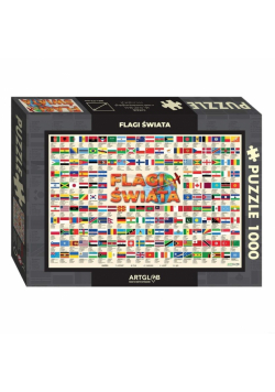 Puzzle Flagi świata 1 000 elementów