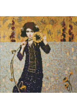 Diamentowa mozaika - Dziewczyna ze.. 40x40cm