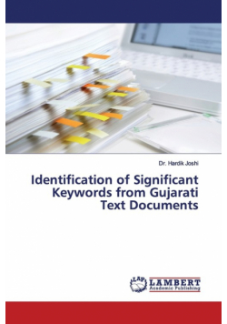 Identification of Significant Keywords from Gujarati Text Documents