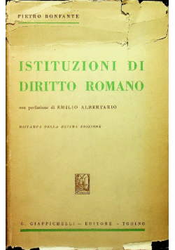 Istituzioni di diritto romano