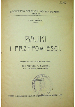 Bajki i przypowieści 1904 r.