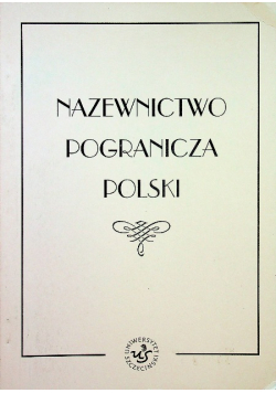 Nazewnictwo pogranicza Polski