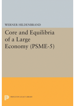 Core and Equilibria of a Large Economy. (PSME-5)