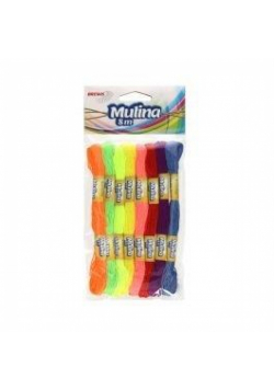 Mulina neonowa 8m 8szt