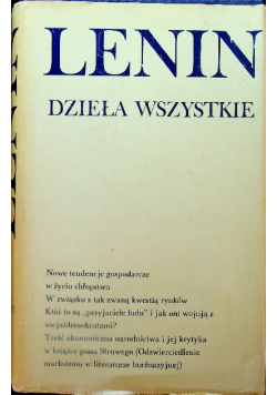 Lenin dzieła Tom 1