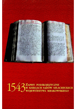 1543 zapisy polskojęzyczne w księgach