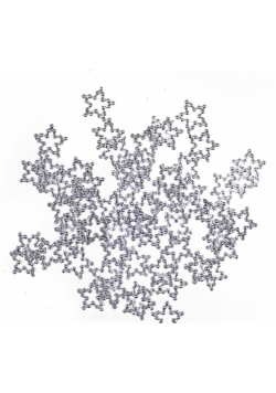 Confetti gwiazdki srebrne 60szt