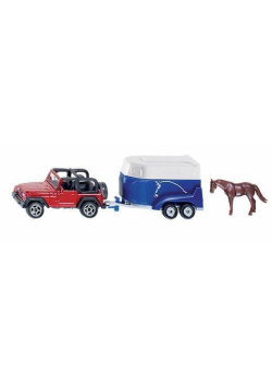 Siku 16 - Jeep z przyczepą na konie S1651