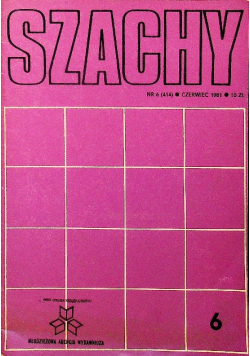 Miesięcznik szachy nr 6 (4140 czerwiec 1981