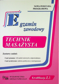 Egzamin zawodowy Technik Masażysta