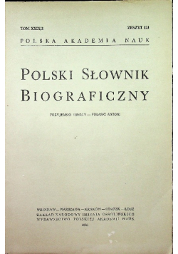 Polski słownik biograficzny tom XXIX zeszyt 121