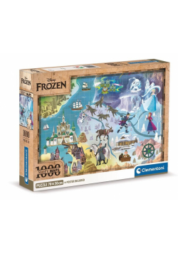 Puzzle 1000 Compact Disney Maps Frozen