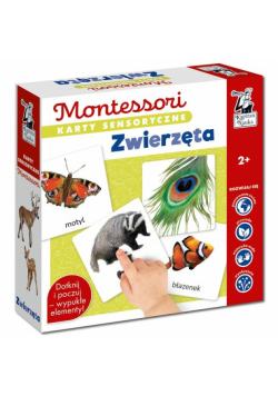Montessori. Karty sensoryczne. Zwierzęta 2+