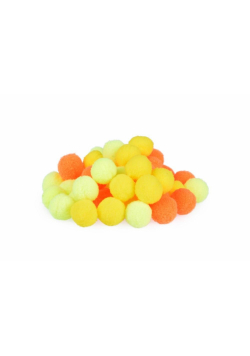 Kolorowe pomponiki 2cm 45szt