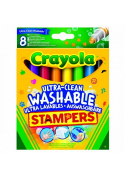 Pieczątki flamastrowe zmywalne 8 kolorów CRAYOLA