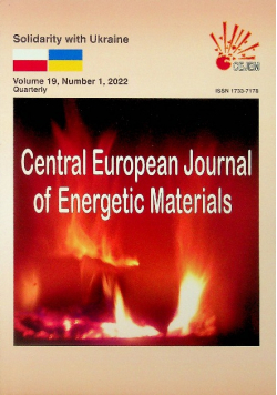 Central European Journal of Energetic Materials