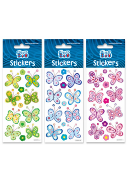 Naklejki Sticker BOO silver motyle II